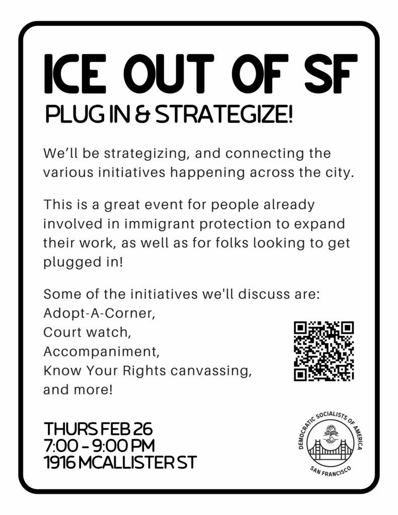 ICE OUT of SF flier