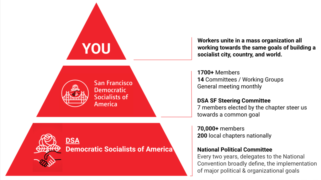 Democratic Socialists of America (DSA) - Working towards a better future  for all.