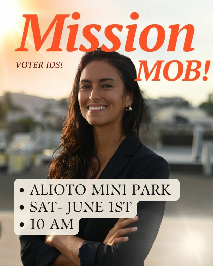 Mission Mob! Alioto Mini Park, Saturday, June 1st, 10AM